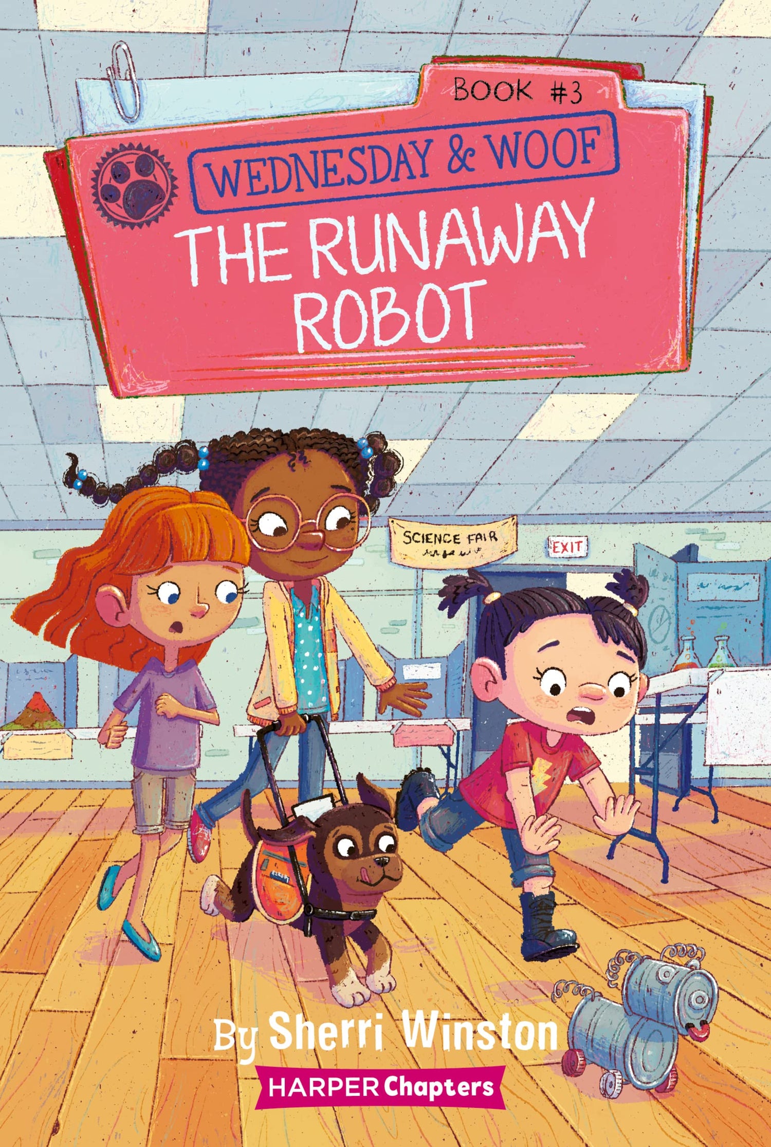 Wednesday and Woof #3: The Runaway Robot (HarperChapters) - Retail Maharaj