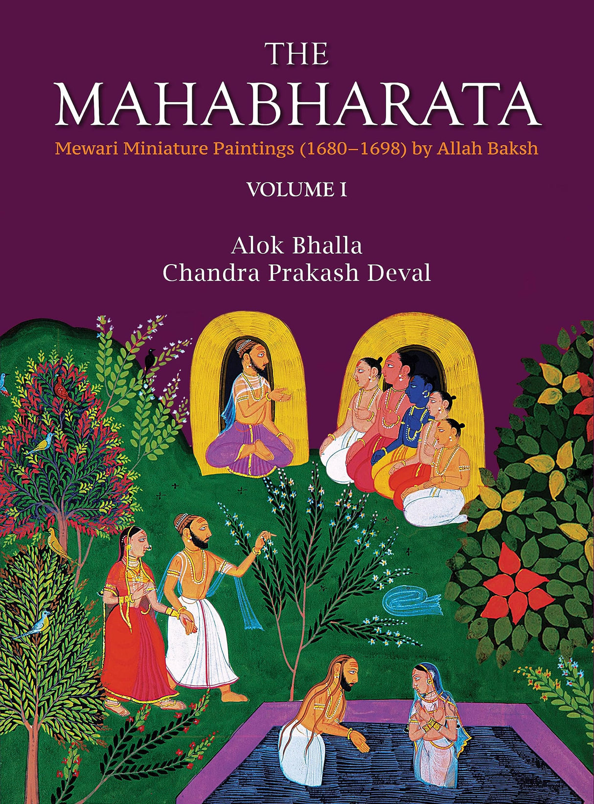 The Mahabharata: Mewari Miniature Paintings (1680-1698) - Retail Maharaj