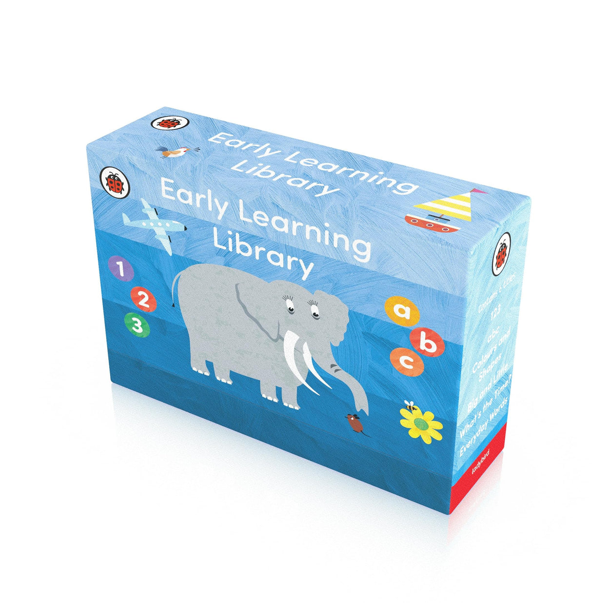 Ladybird Early Learning Library: 6 Books Tuck-Box - ABC | 123 | Colours and Shapes | Everyday Words and More - Retail Maharaj