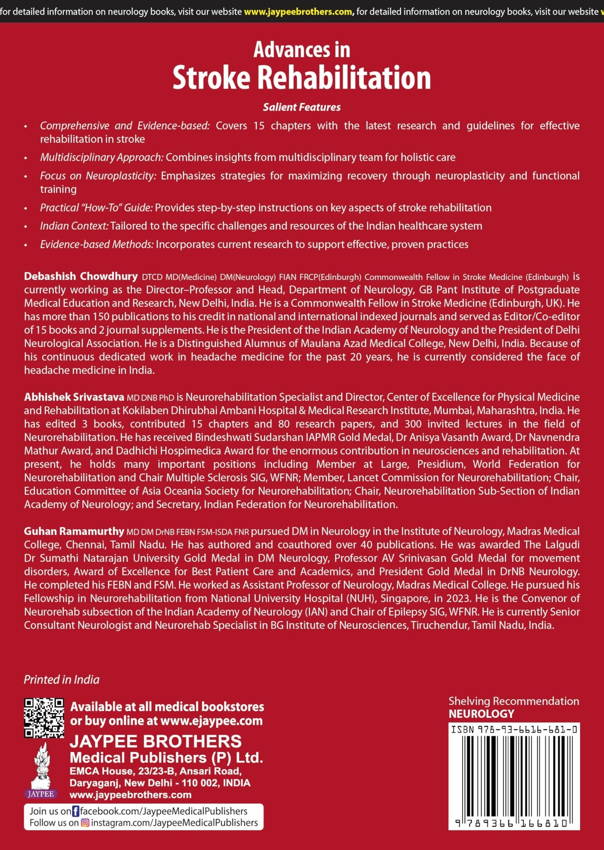 IAN ADVANCES IN STROKE REHABILITATION