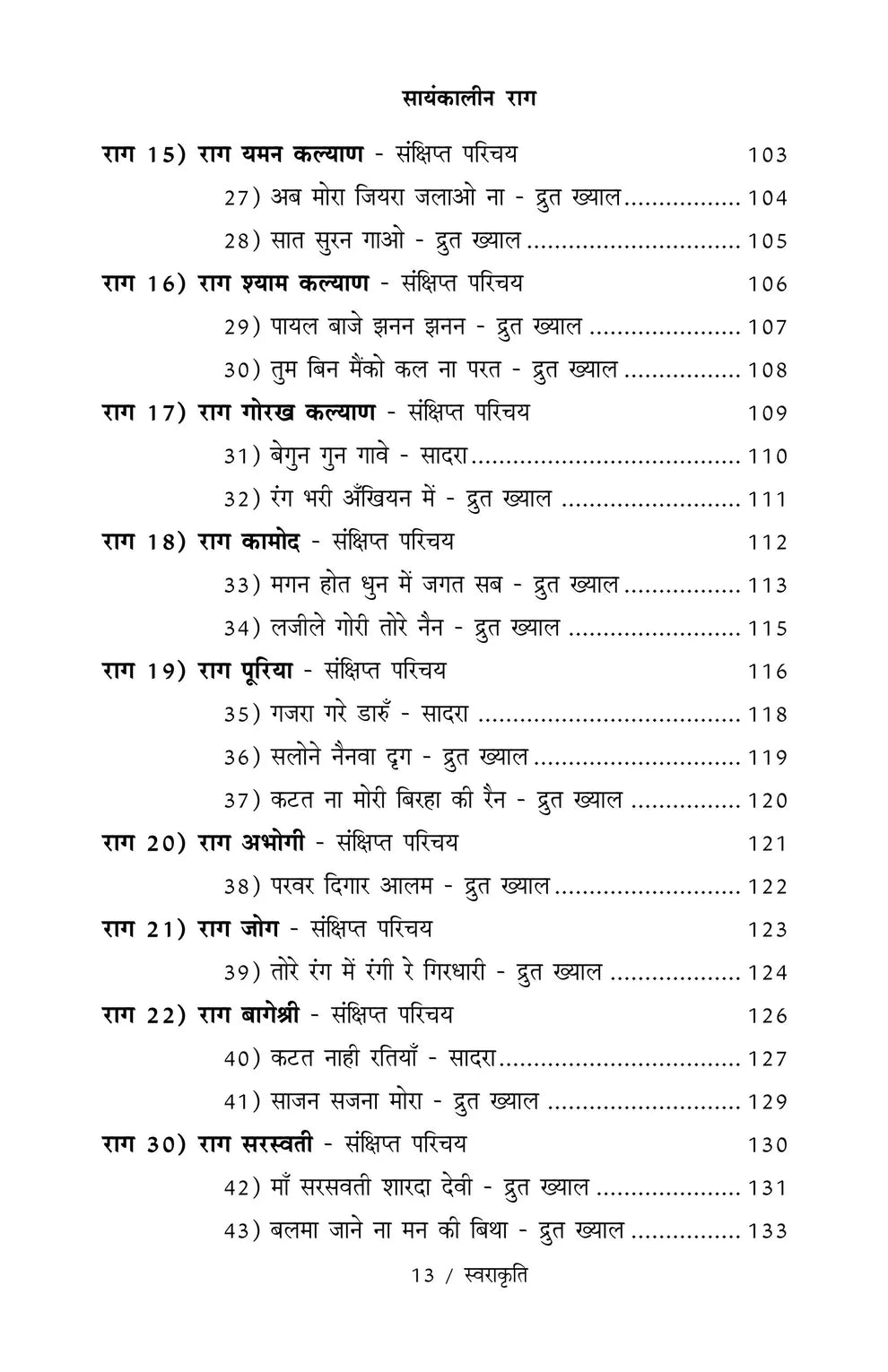 Swarakruti ('Tanrang' - Bandish Notations) - Retail Maharaj