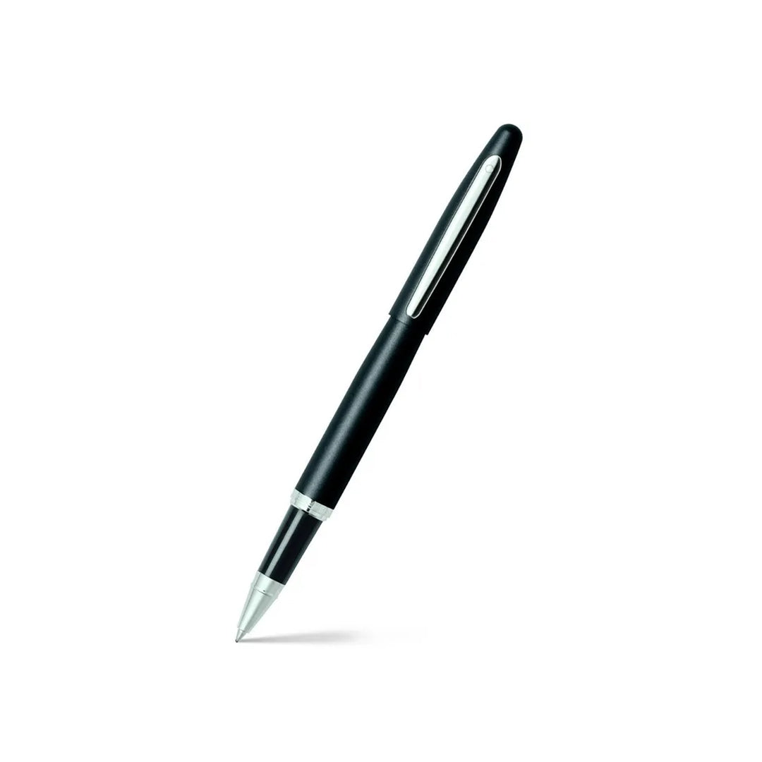 Sheaffer VFM Matte Black Rollerball Pen with Chrome Trim