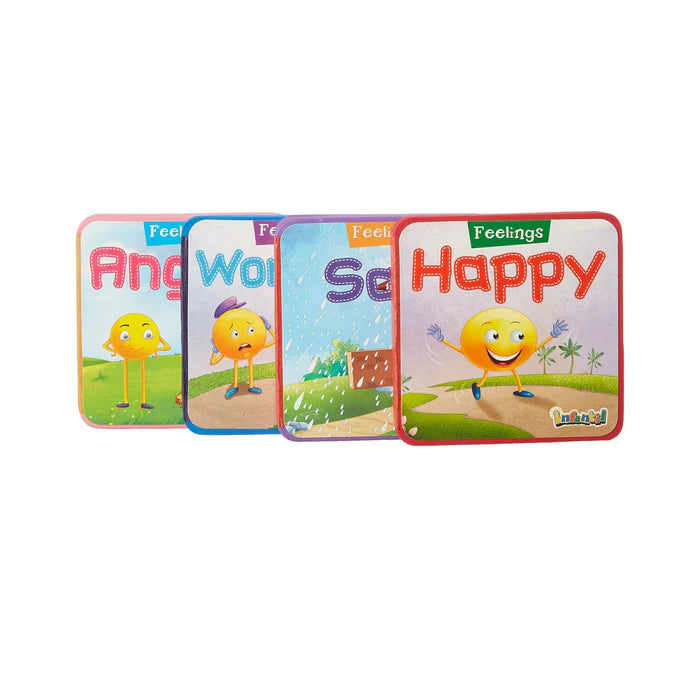 MY FEELINGS, MY EMOTIONS (Angry, Happy, Sad, Worried) Set of 4 Books - Retail Maharaj