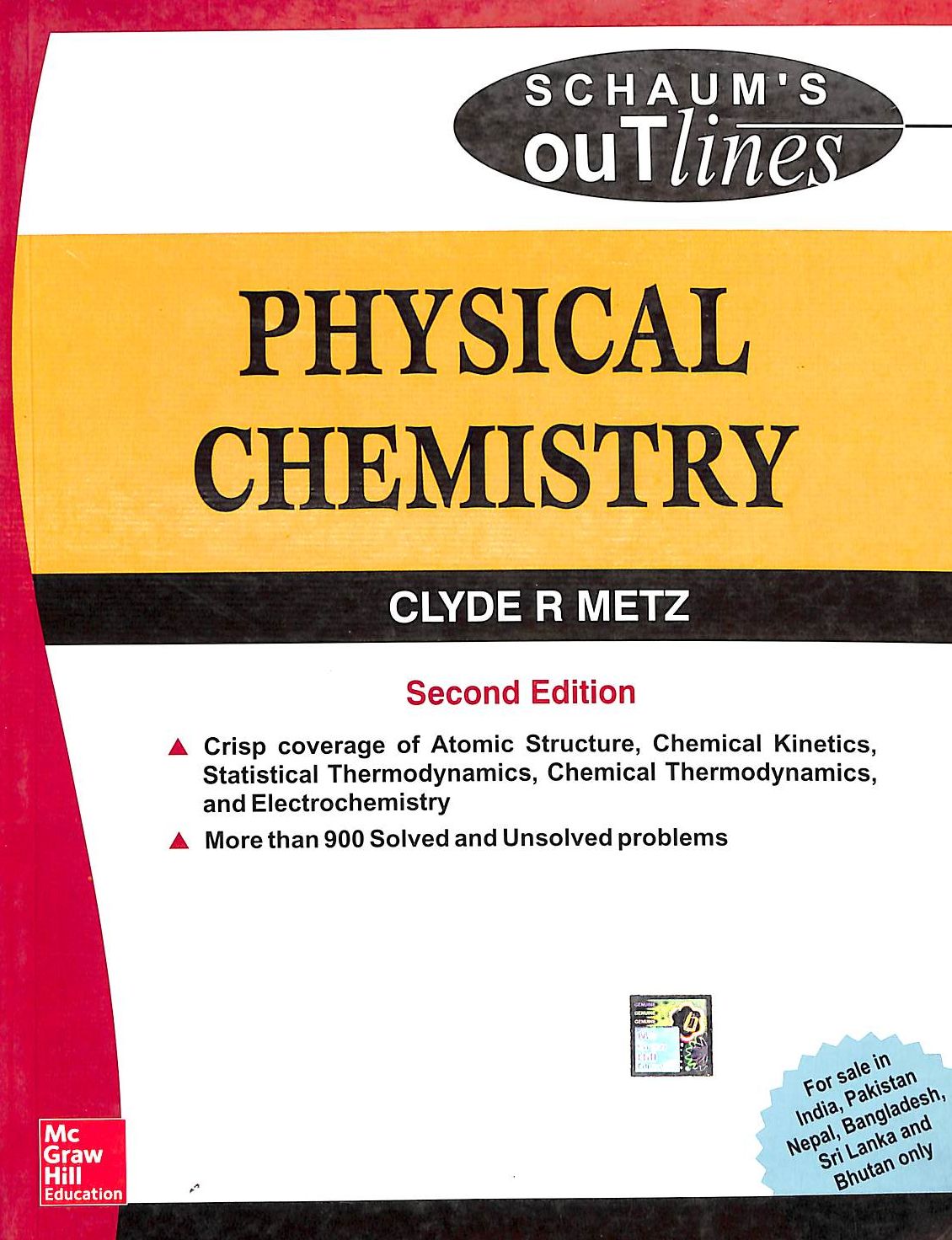 Physical Chemistry Schaum Outline Series - Retail Maharaj
