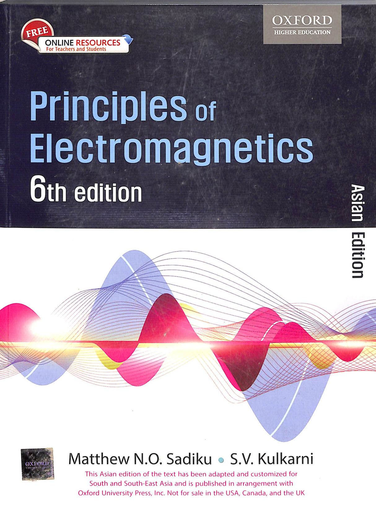 Principles Of Electromagnetics - Retail Maharaj