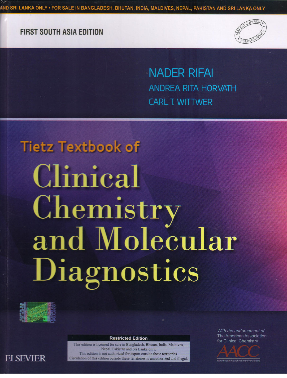 Tietz Textbook of Clinical Chemistry and Molecular Diagnostics 1st/2018