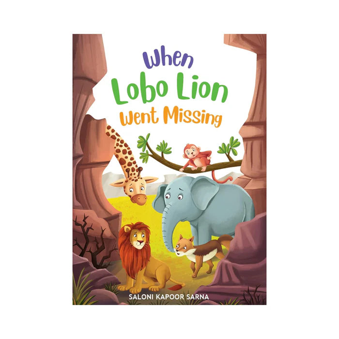 When Lobo Lion Went Missing Story Book for Kids - Retail Maharaj