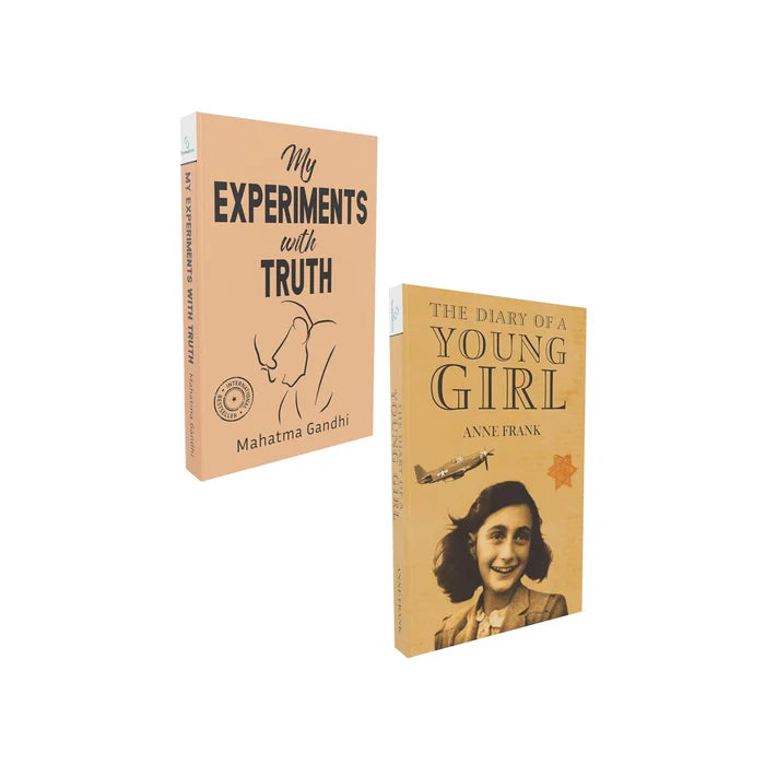 Pack of 2 Biographies Book for Adult - Young Girl, Experiments with Truth - Retail Maharaj
