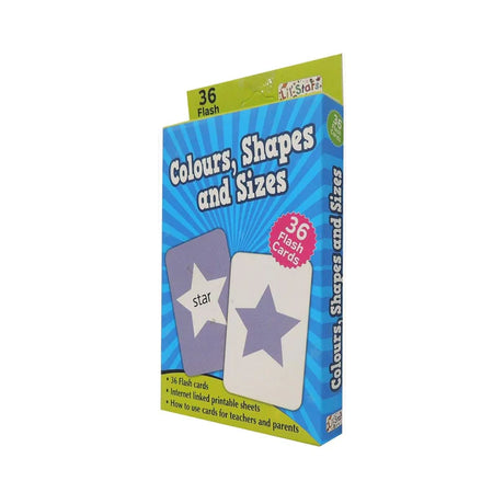 Colours, Shapes & Sizes - Flash Cards - Retail Maharaj