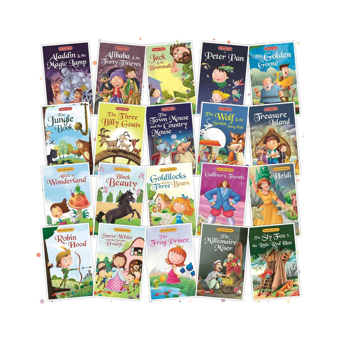 Set of 20 Classic Tales & Favourite Story Books | English Short Stories Books - Retail Maharaj