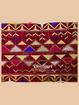 PHULKARI: From the Realm of Womens Creativity?A Tradition of Handmade Embroidery of Punjab & Haryana - Retail Maharaj
