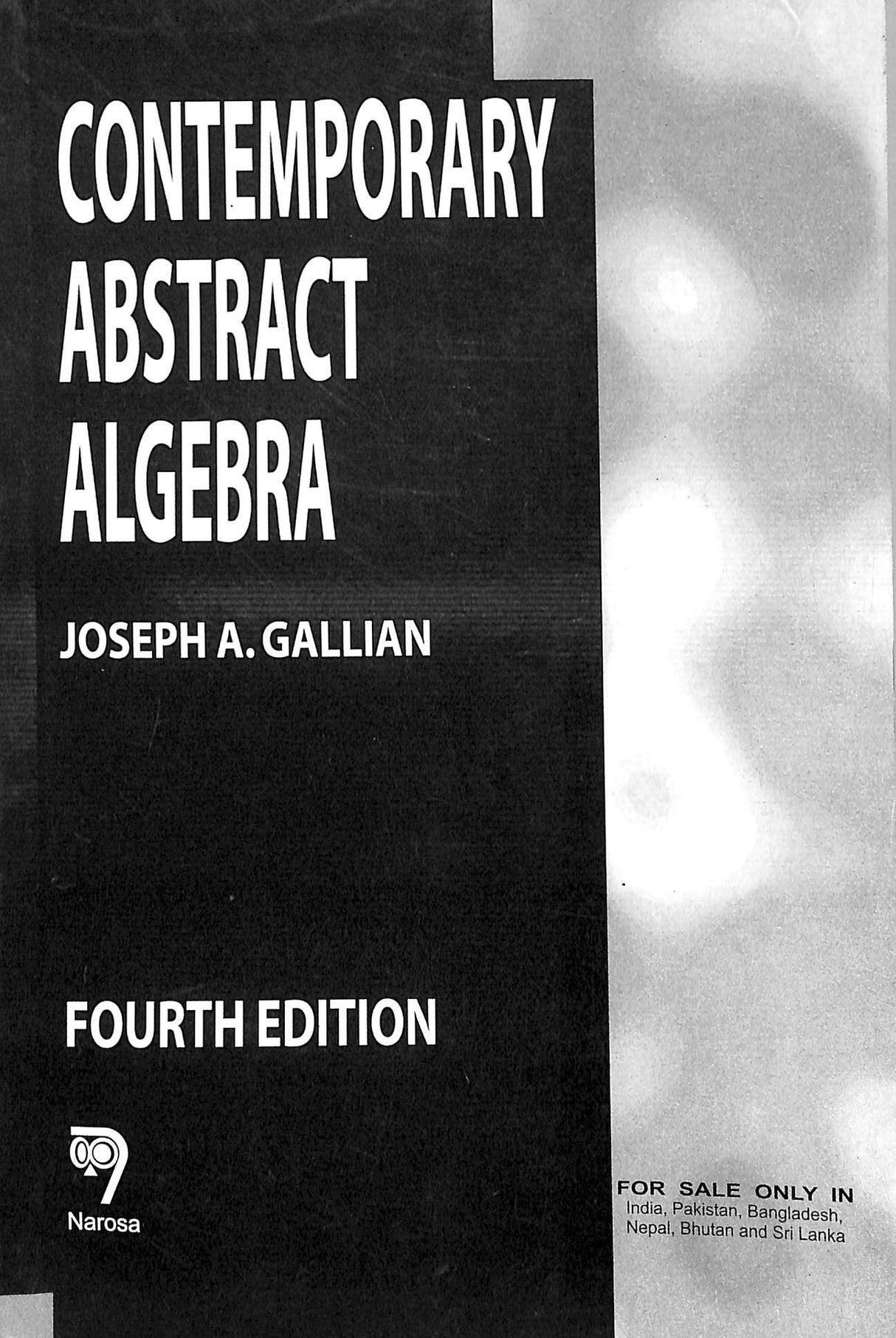 Contemporary Abstract Algebra - Retail Maharaj