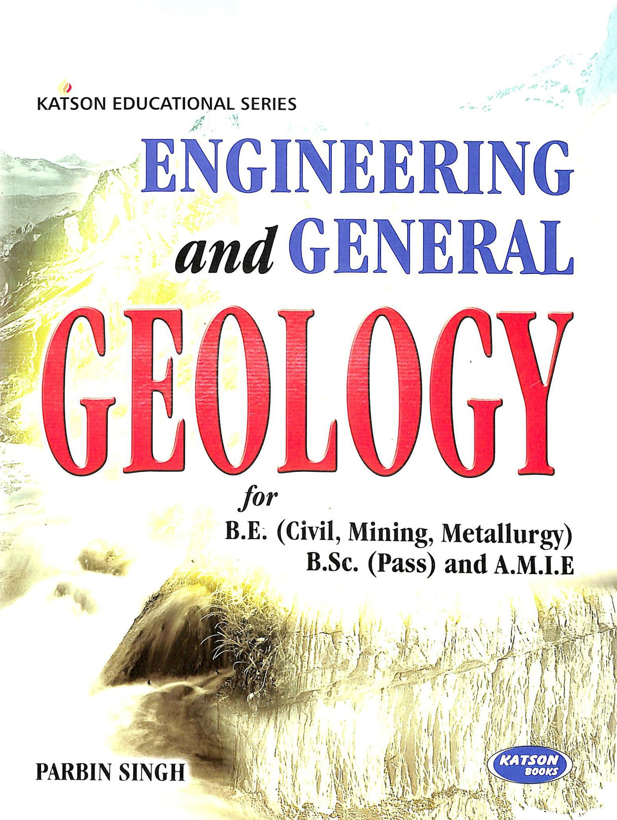 Engineering & General Geology For Be Civil Mining Metallurgy Bsc Pass & Amie - Retail Maharaj