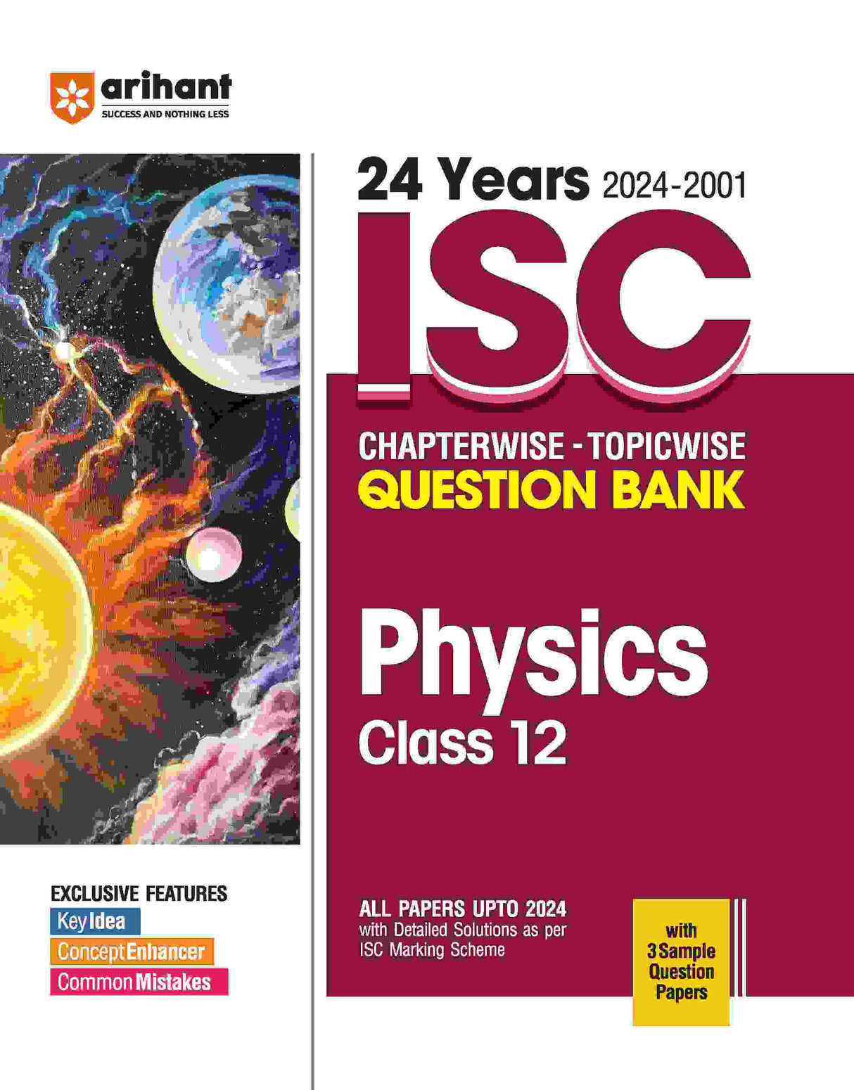 ISC physics Class 12th | 24 Years Chapterwise Topicwise Question Bank (2024 -2005) - Retail Maharaj