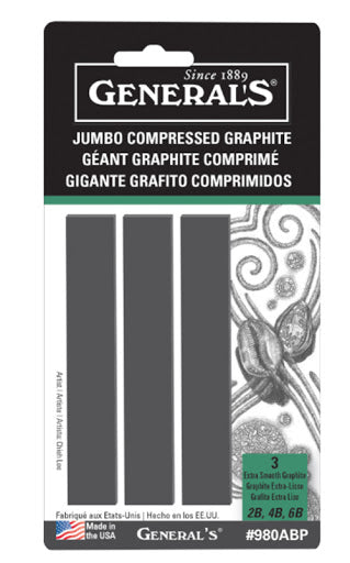 General’s Compressed Graphite Sticks Extra Smooth Soft Assorted Pack