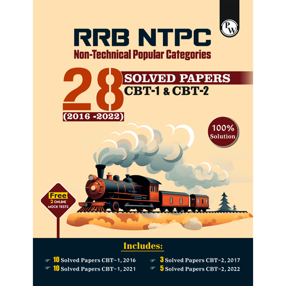 RRB NTPC 28 Previous Year Solved Papers CBT - I & 2 (2016-2022) English Medium - Retail Maharaj