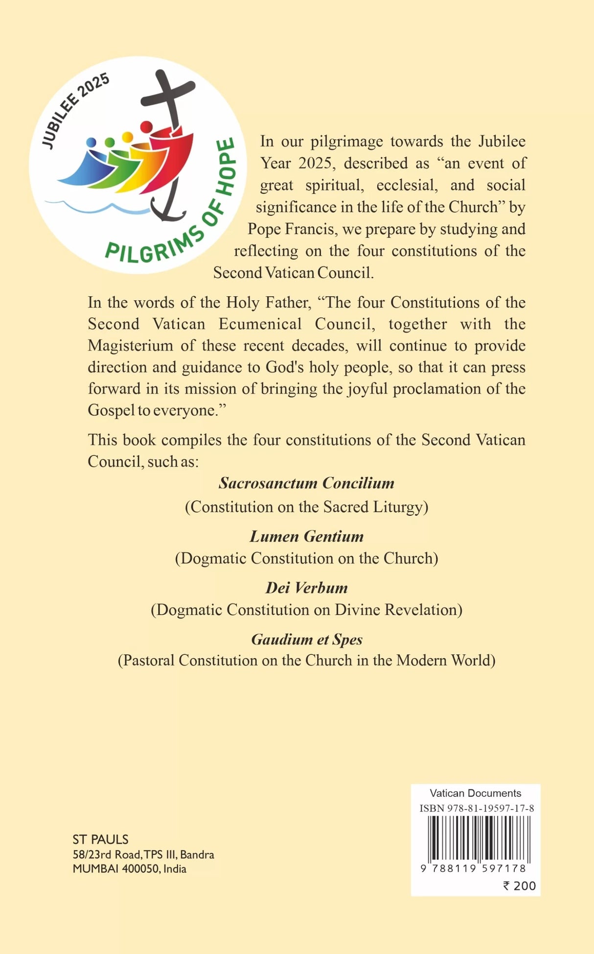 A Pilgrimage towards the Jubilee Year 2025 - Retail Maharaj