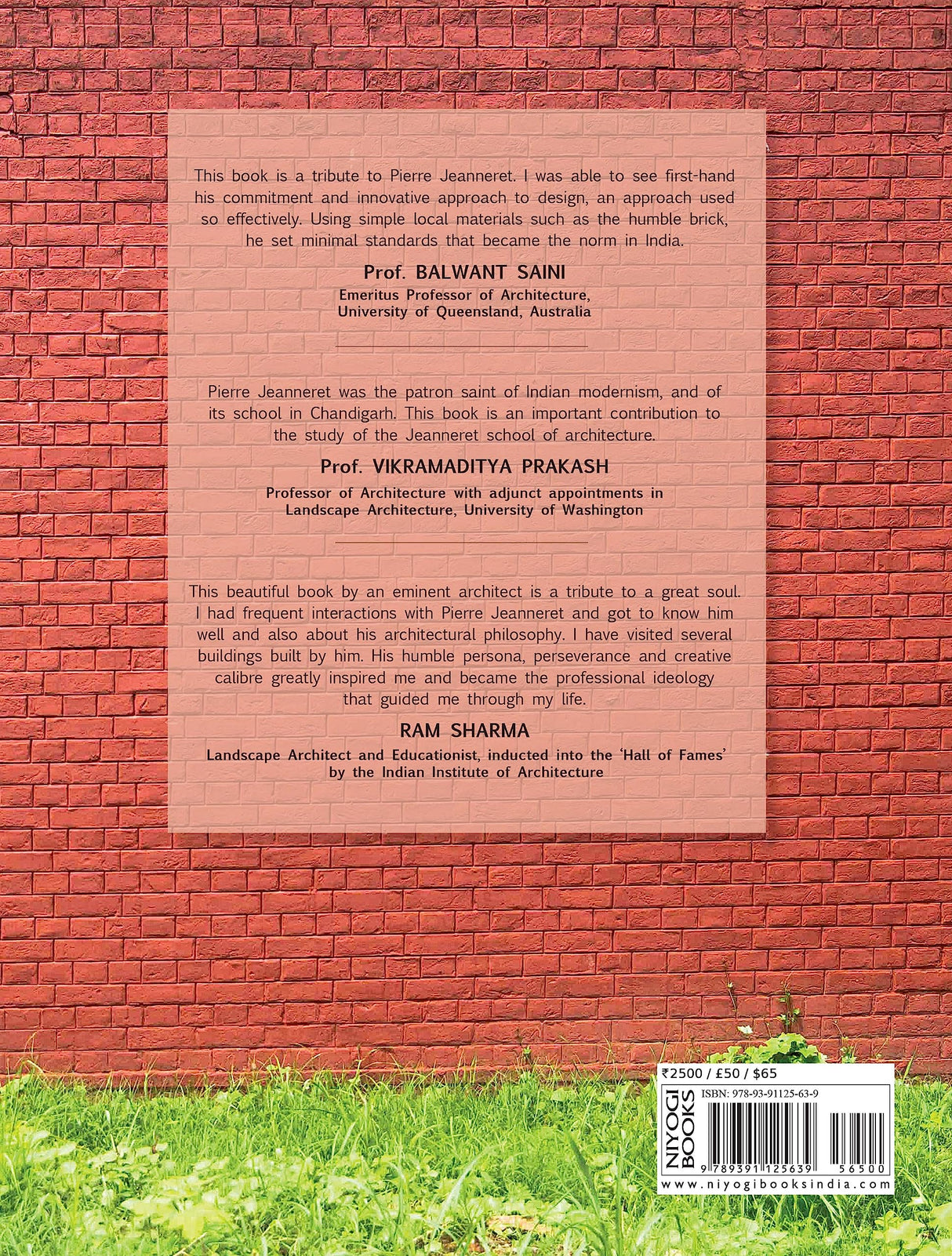 Pierre Jeanneret and Chandigarh - Retail Maharaj