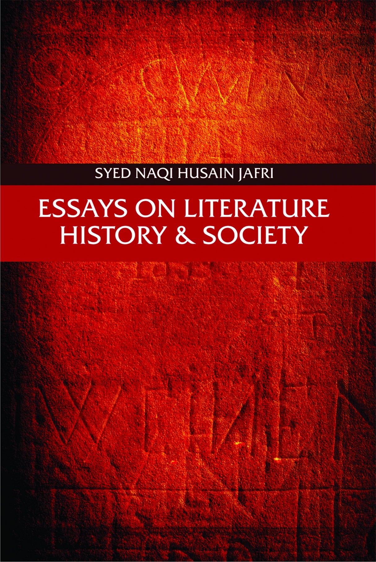 ESSAYS ON LITERATURE, HISTORY AND SOCIETY (PB) - Retail Maharaj