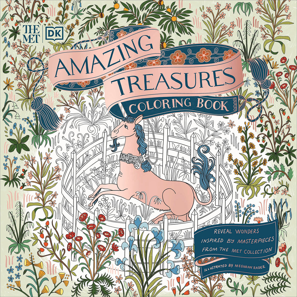 The Met Amazing Treasures Coloring Book: Reveal Wonders Inspired by Masterpieces from The Met Collection (DK The Met)
