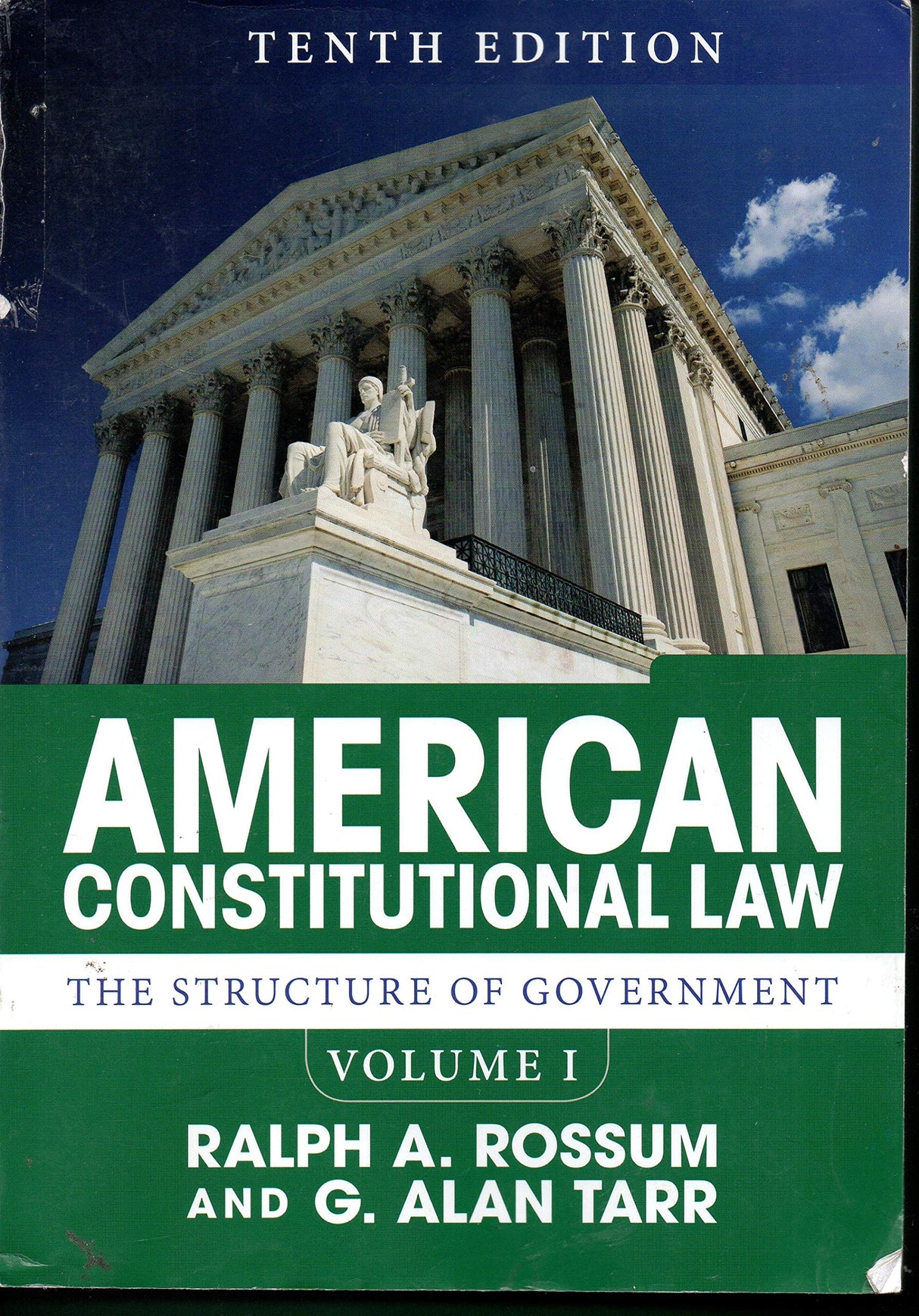 American Constitutional Law, Volume I: The Structure of Government: 1 - Retail Maharaj