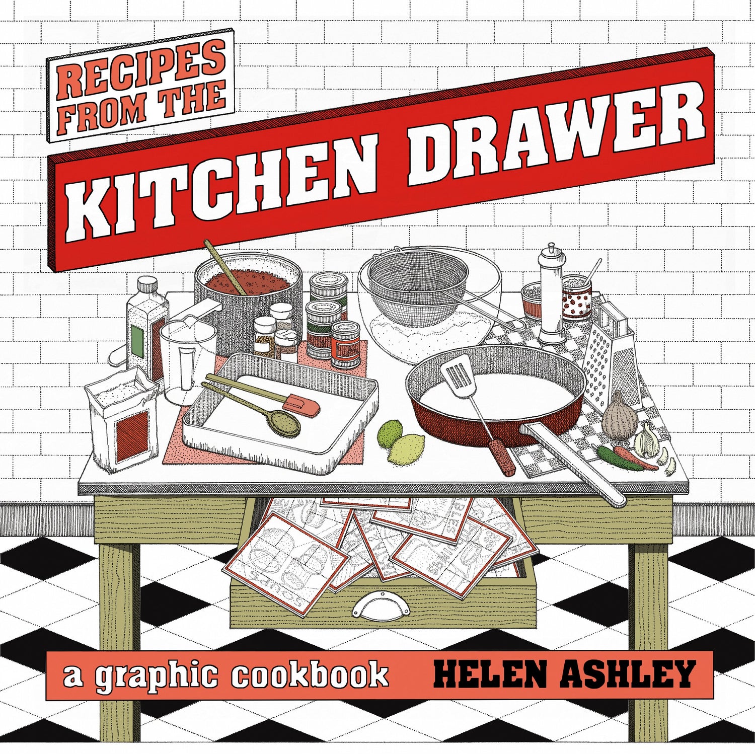 Recipes From the Kitchen Drawer: A Graphic Cookbook - Retail Maharaj