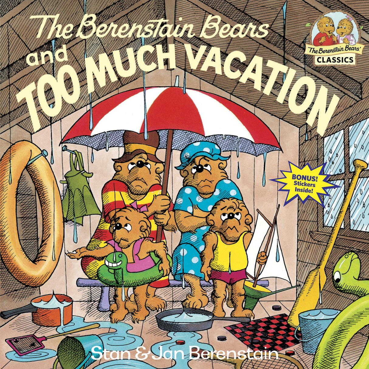 The Berenstain Bears and Too Much Vacation: 0000 (First Time Books) - Retail Maharaj