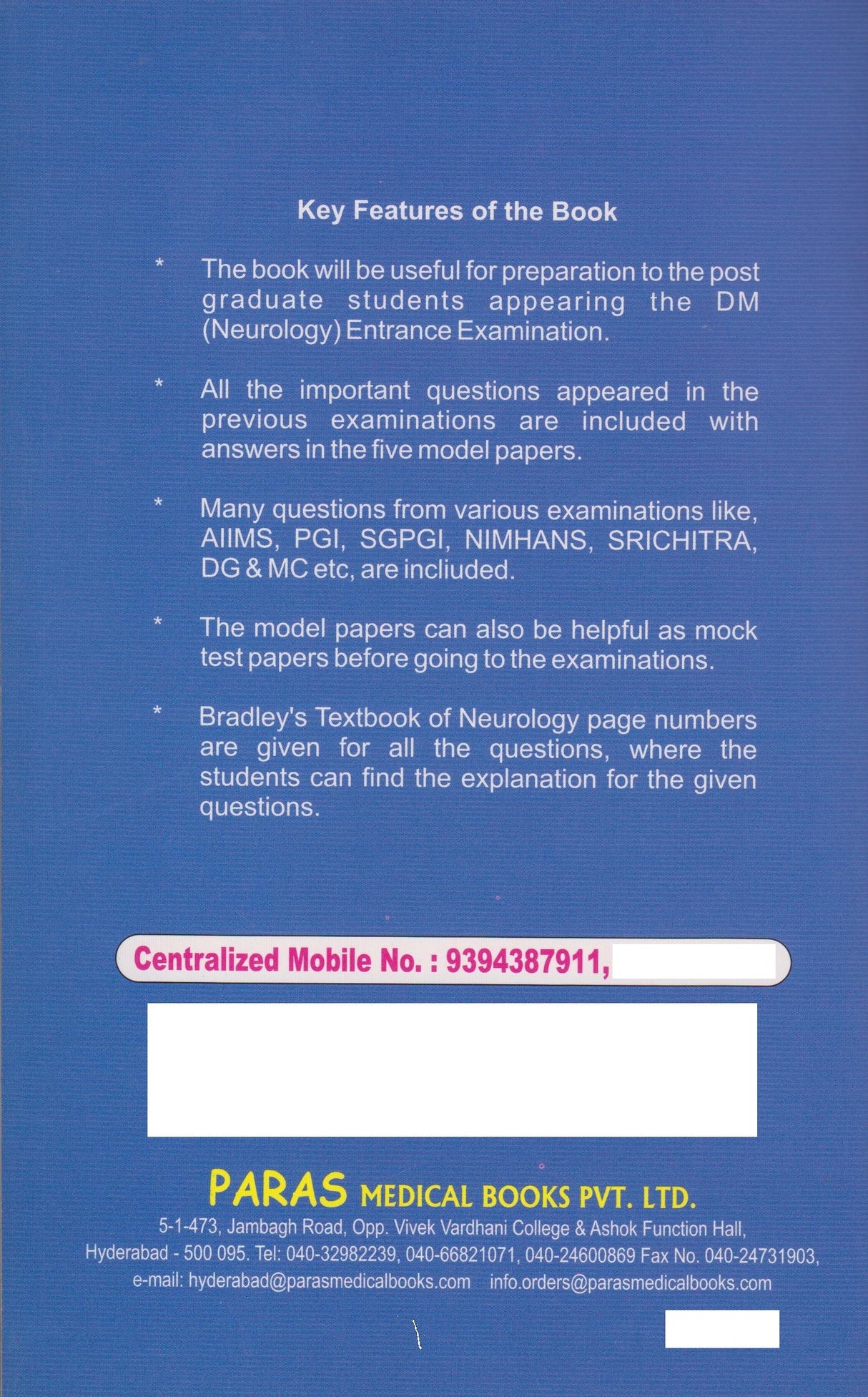 Essential MCQs in Neurology, S Mishra - 1st, 2014.0