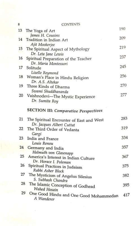 Art, Culture and Spirituality: An Anthology from the Prabuddha Bharata - Retail Maharaj