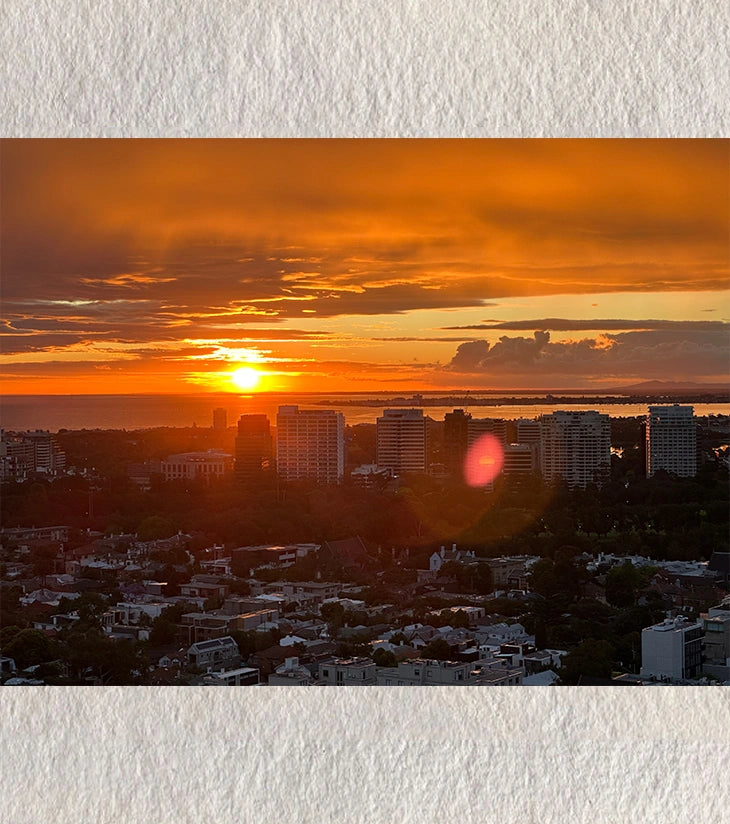 “Twilight Reverie – Sunset in the City” by Ankita Sengupta - Retail Maharaj