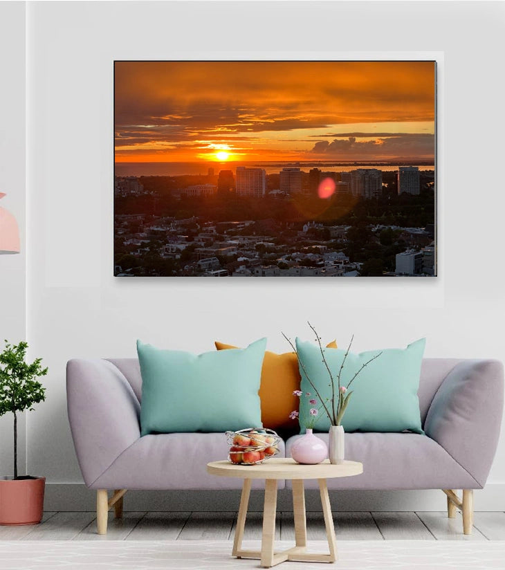 “Twilight Reverie – Sunset in the City” by Ankita Sengupta - Retail Maharaj