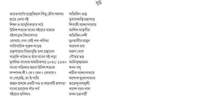 Mudraner Sanskriti O Bangla Boi (Bengali Version)