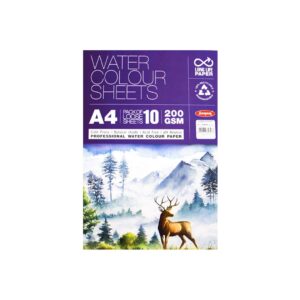 Anupam Watercolor Paper - 200gsm Cut Packs A5, A4 & A3