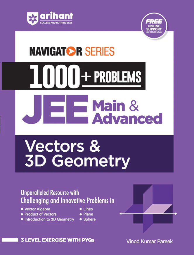 Navigator Series 1000 + Problems JEE Main & Advanced Vectors & 3D Geometry | By Vinod Kumar Pareek - Retail Maharaj