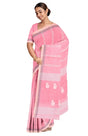 Tangail Cotton Saree – Pink - Retail Maharaj