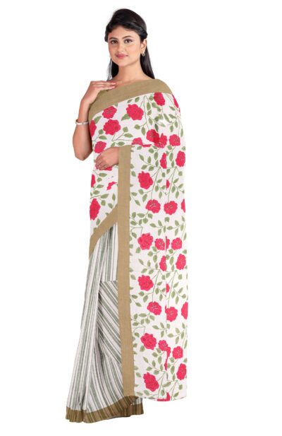 Begumpuri Printed Cotton Saree - Retail Maharaj