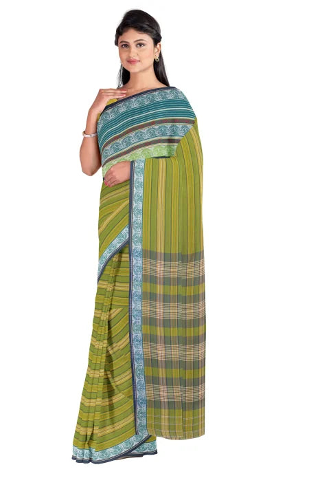 Begumpuri Cotton Saree – Multi Colour - Retail Maharaj