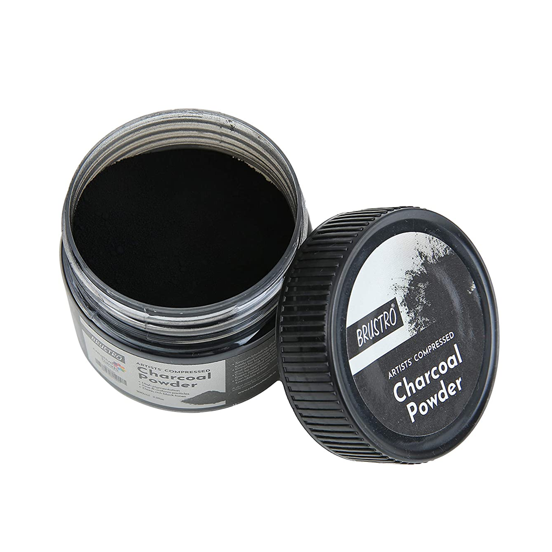 Brustro Artists Compressed Charcoal Powder 100 ml