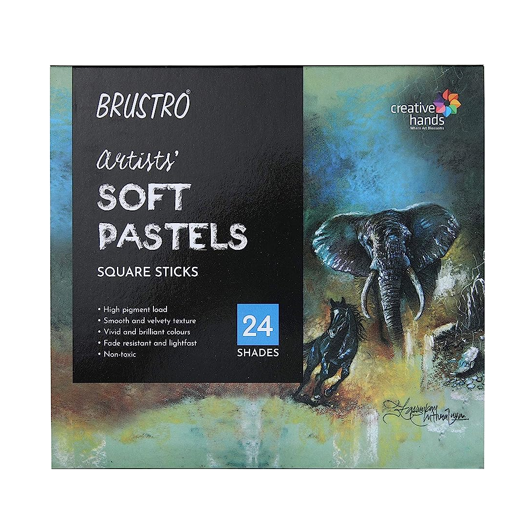 Brustro Artists Soft Pastel Colour Set for Drawing and Painting