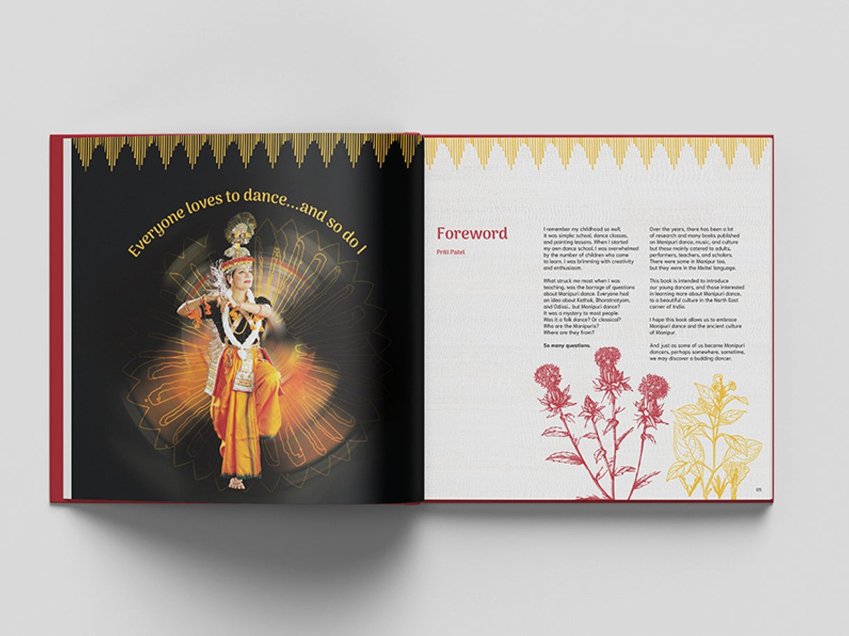 Khongkul Liba–Footsteps of a Legacy: A Guide to Manipuri Dance (English Version) - Retail Maharaj