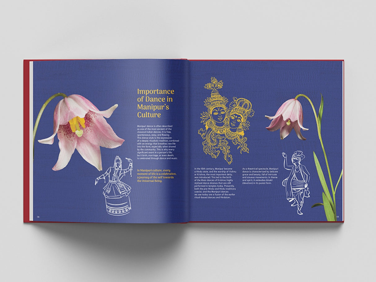 Khongkul Liba–Footsteps of a Legacy: A Guide to Manipuri Dance (English Version) - Retail Maharaj