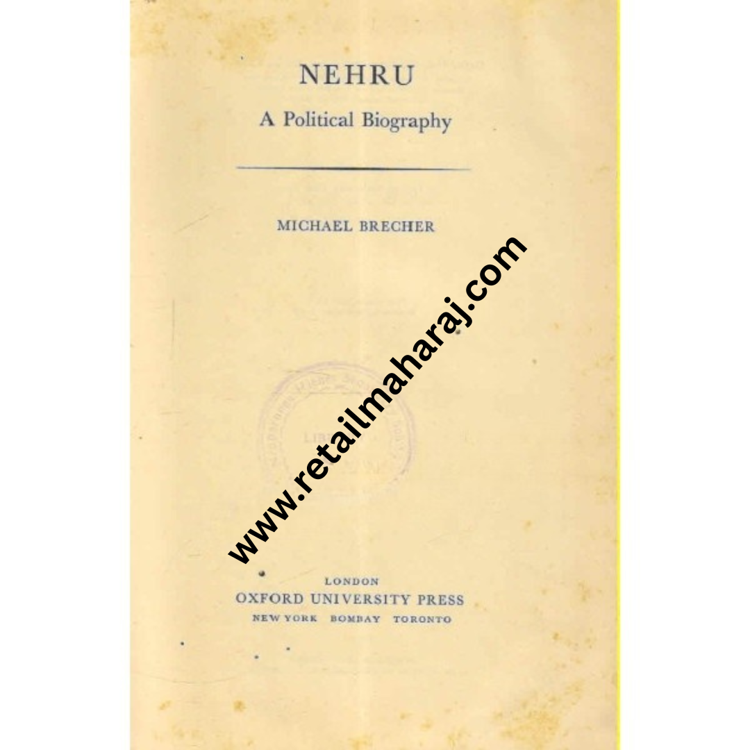 nehru a political biography 1st edition