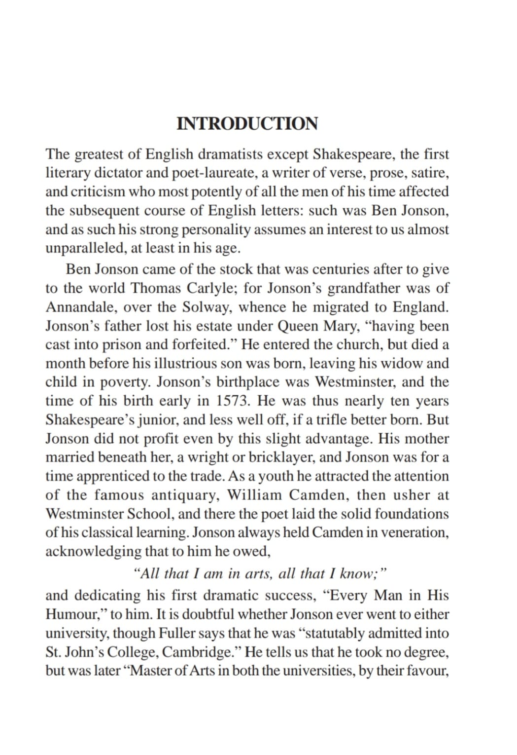 Ben Jonson VOLPONE OR,THE FOX (English Version)