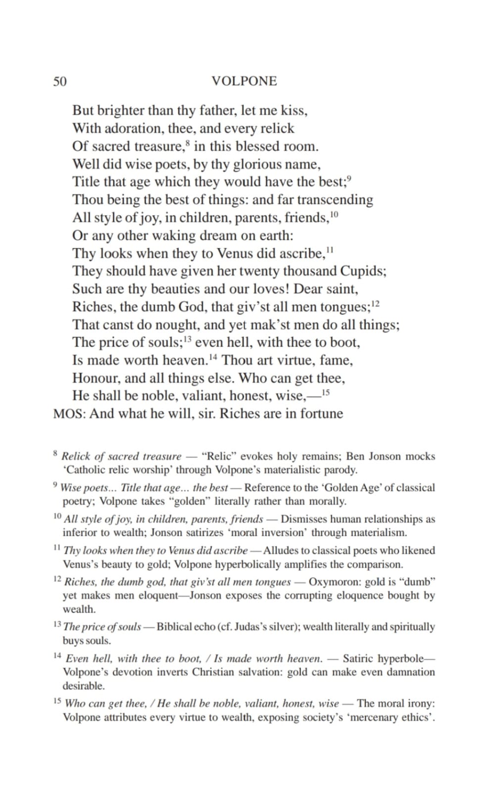 Ben Jonson VOLPONE OR,THE FOX (English Version)