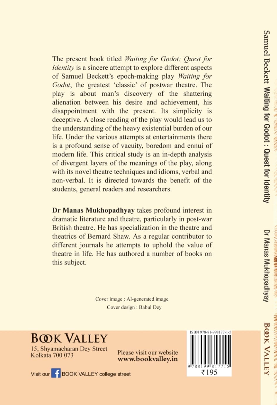 Samuel Beckett Waiting for Godot : Quest for Identity (English Version) - Retail Maharaj