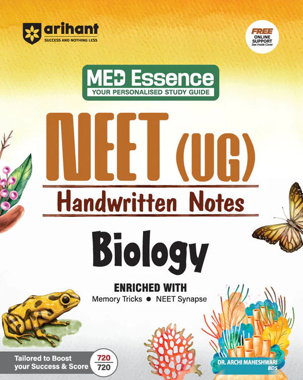 MED Essence NEET (UG) Biology Handwritten Notes | Study Guide | By Dr. Archi Maheshwari - Retail Maharaj