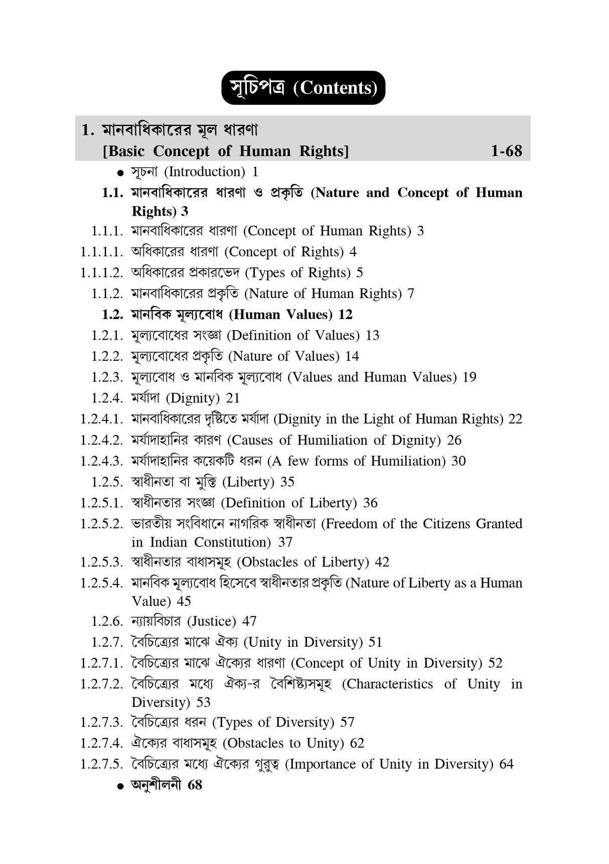 DSE-B_Manabadhikar Siksha (Human_Rights_Education) (CU 6th Sem & VU 5th Sem) (Hons & Gen)-Sem-1 - Retail Maharaj