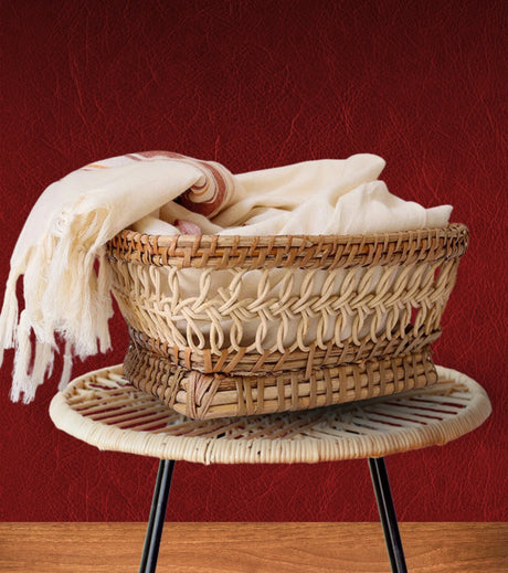 Cane Woven Triangular Basket | Handcrafted Natural Cane Storage & Decor - Retail Maharaj