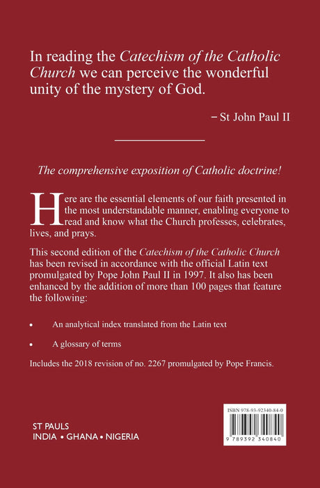 Catechism of the Catholic Church 2nd Edition - Retail Maharaj