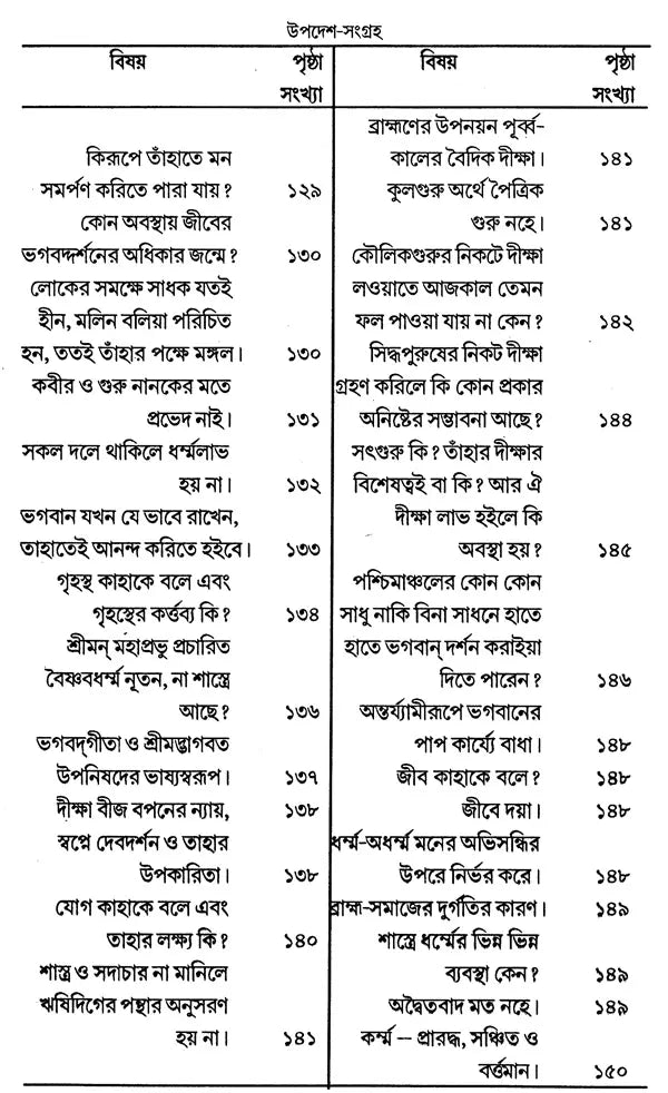 Updesha Sangraha (Bengali) - Retail Maharaj